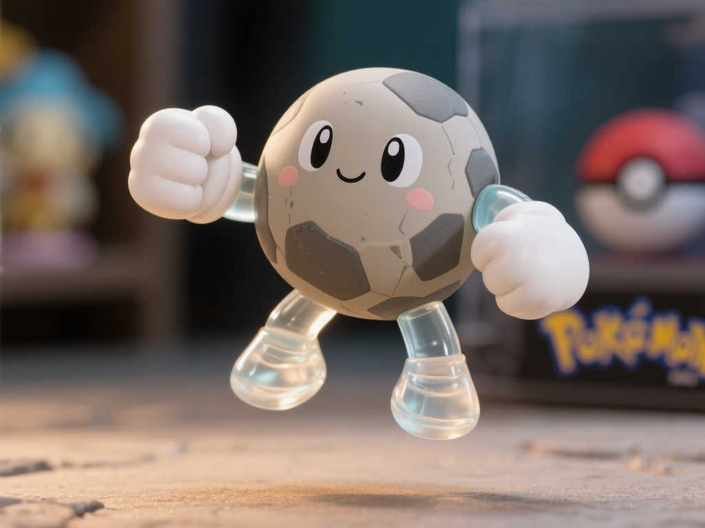 宝可梦官方发布小拳石玩偶!透明腿部细节完美再现! 宝可梦官方发布小拳石玩偶!透明腿部细节完美再现!